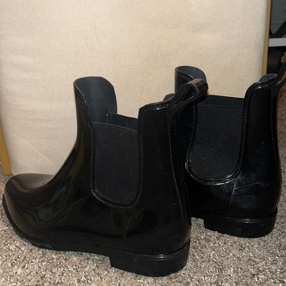 Black Rain Boots